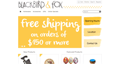 Desktop Screenshot of blackbirdandfox.com.au